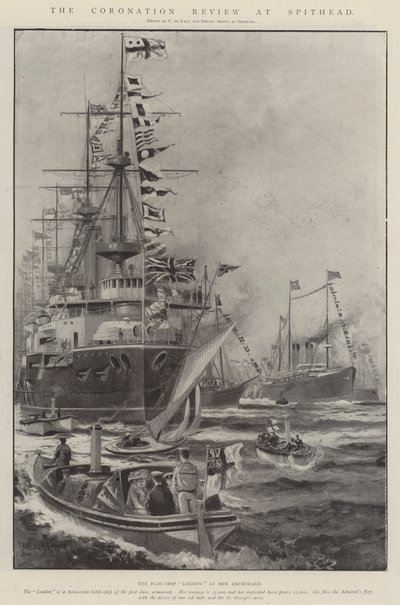 La revisión de la coronación en Spithead de Charles John de Lacy